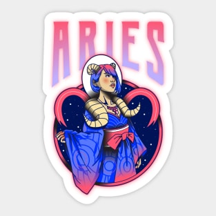 Aries 2 Sticker
